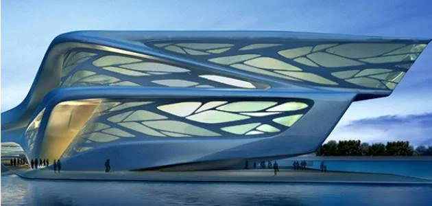 فكرة معمارية حديثة لتطوير هوية مشروع