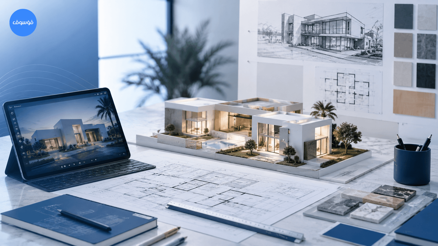 Architectural design workspace for Saudi Arabia