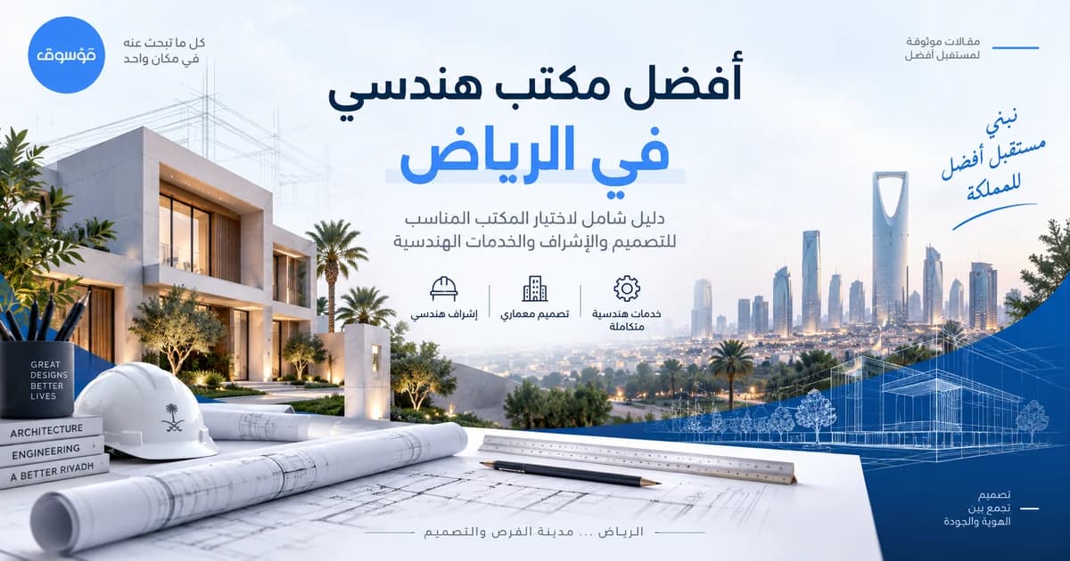 خدمات مكتب هندسي في الرياض ومراحل اختيار الخدمة